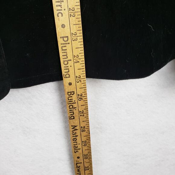 Valerie Stevens 8 Black Velvet Single Button Blazer Office Professional Career - Picture 7 of 12